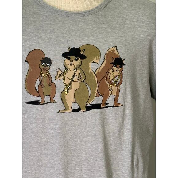 French Connection Squirrel DMC Graphic T-Shirt - Men's XL - Picture 2 of 4